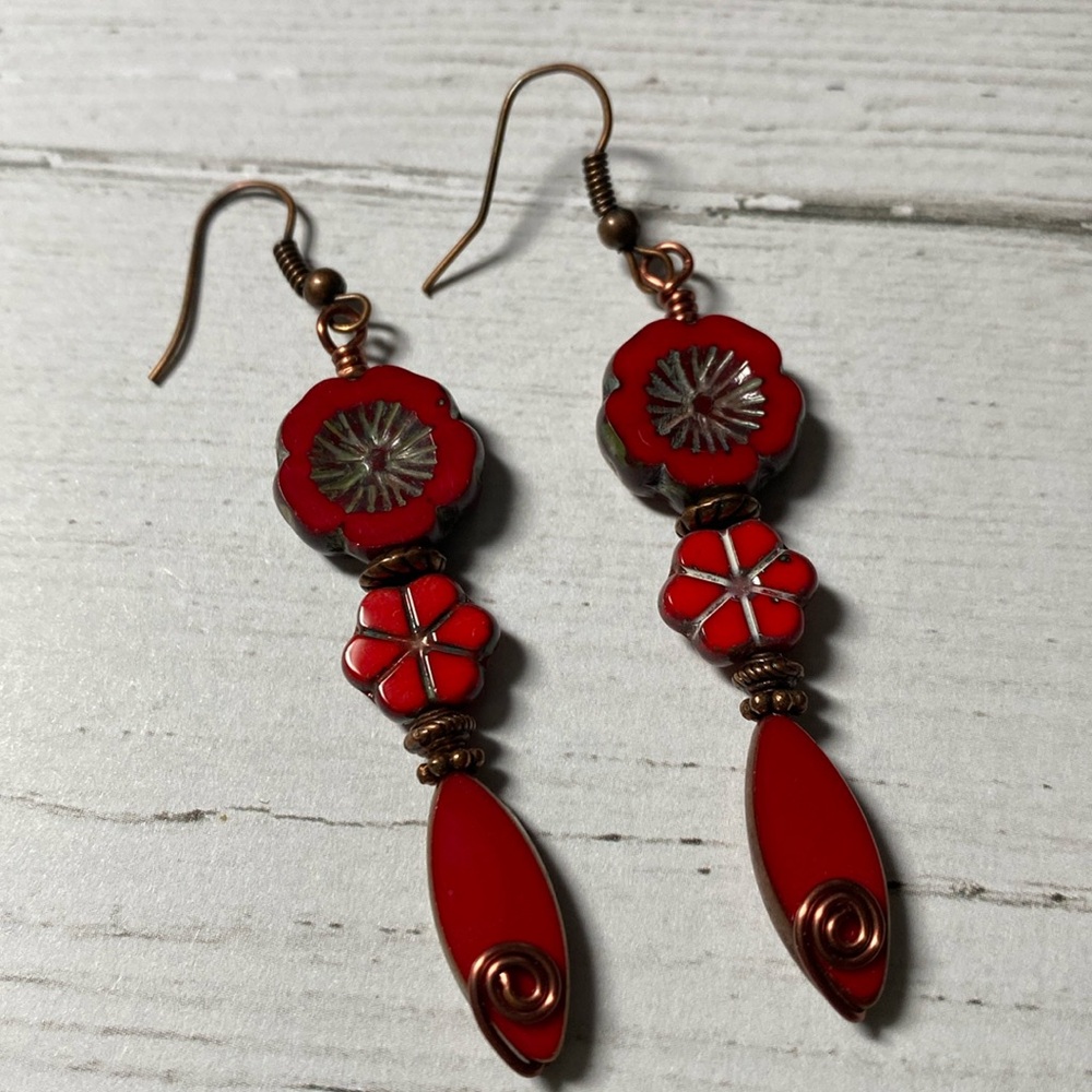 Czech Glass Earrings